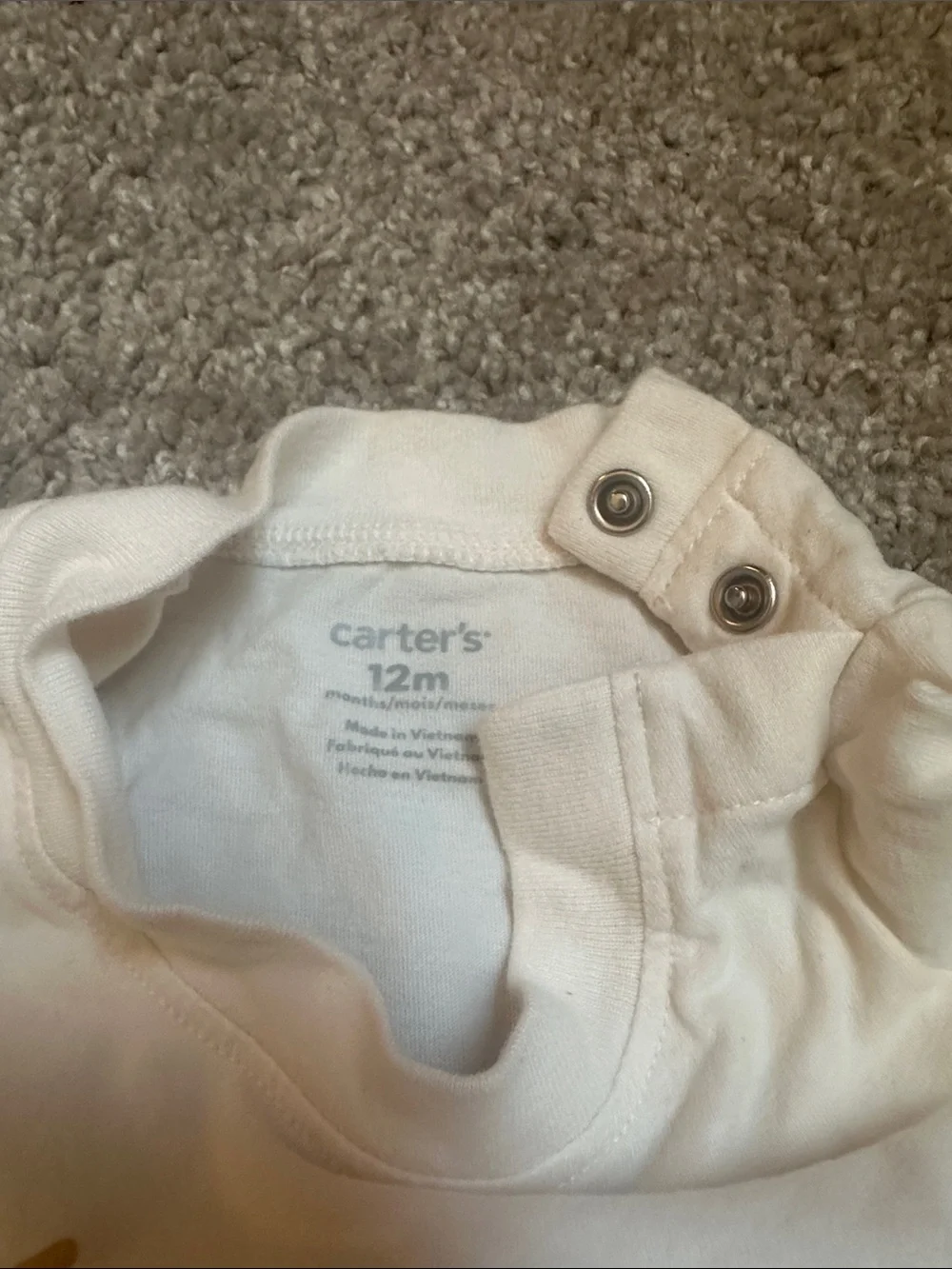 Carter’s Cream and Light Blue Kids Set - FUN DAY